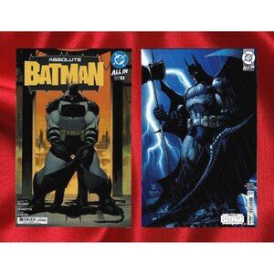 Absolute Batman #1 Set (1A + 1C Jim Lee Variant) Snyder Dragotta DC Both NM